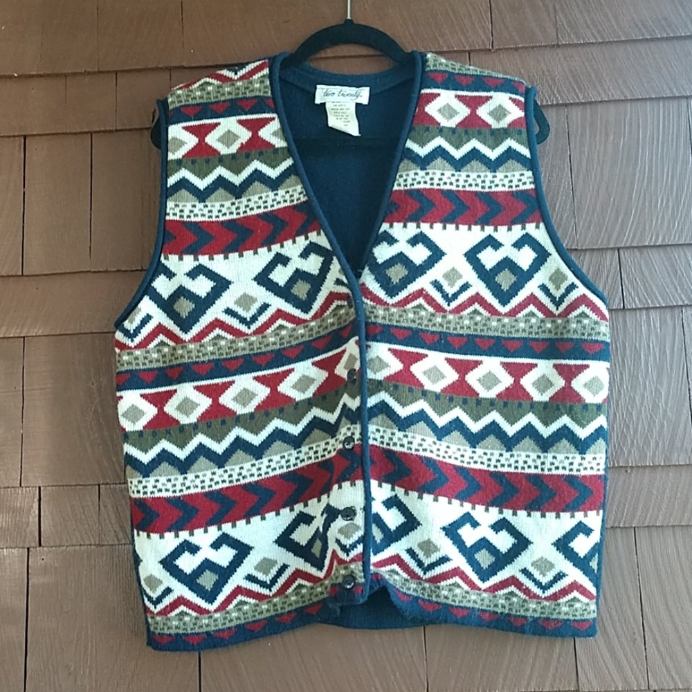 Vintage Two Twenty sweater vest